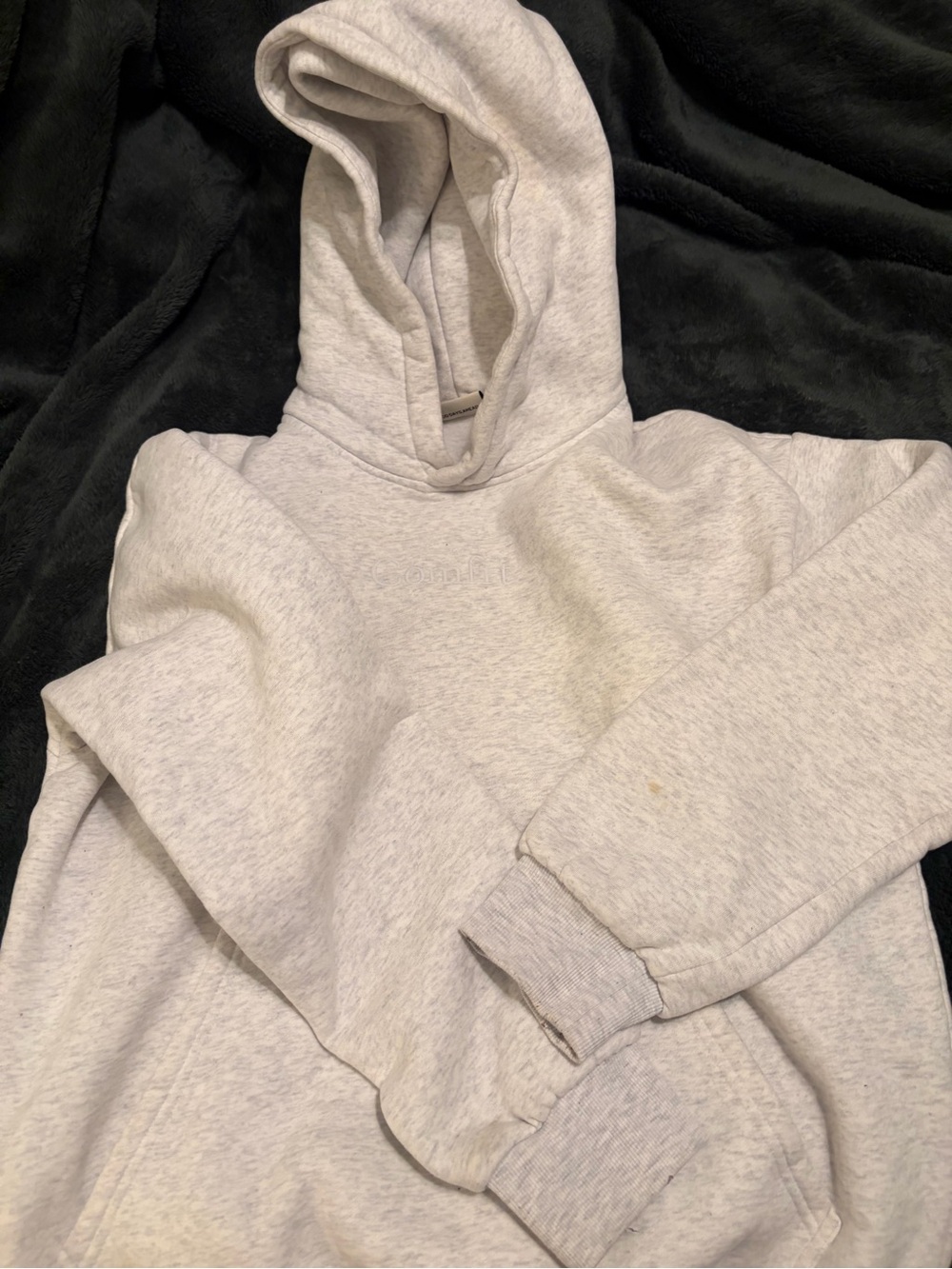 White COMFRT hoodie
